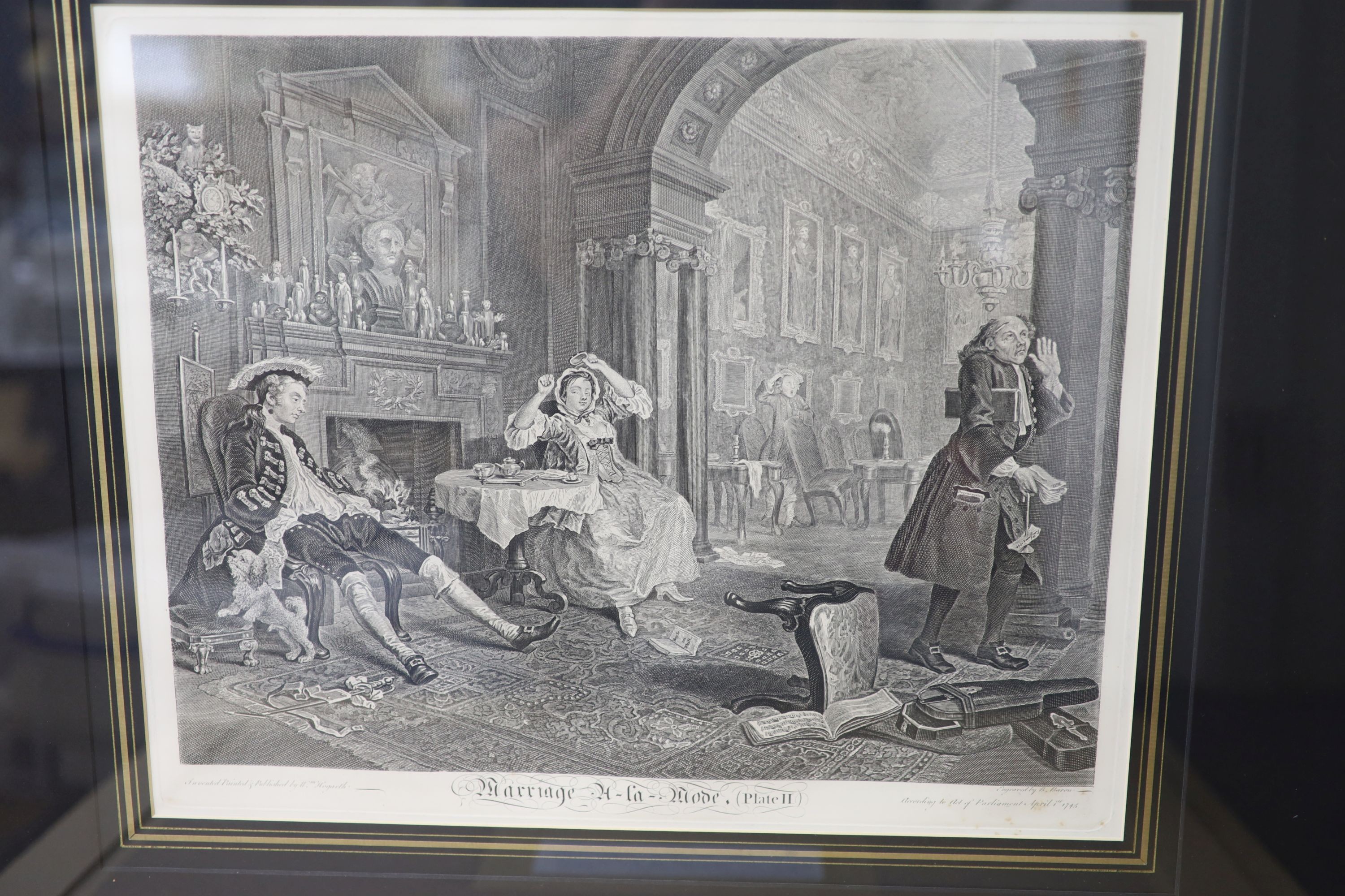 After William Hogarth, six engravings, 